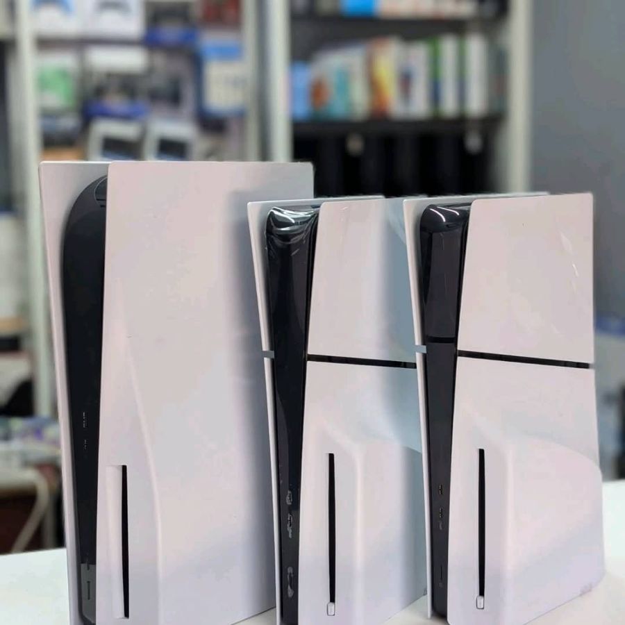 PlayStation 5 consoles on display